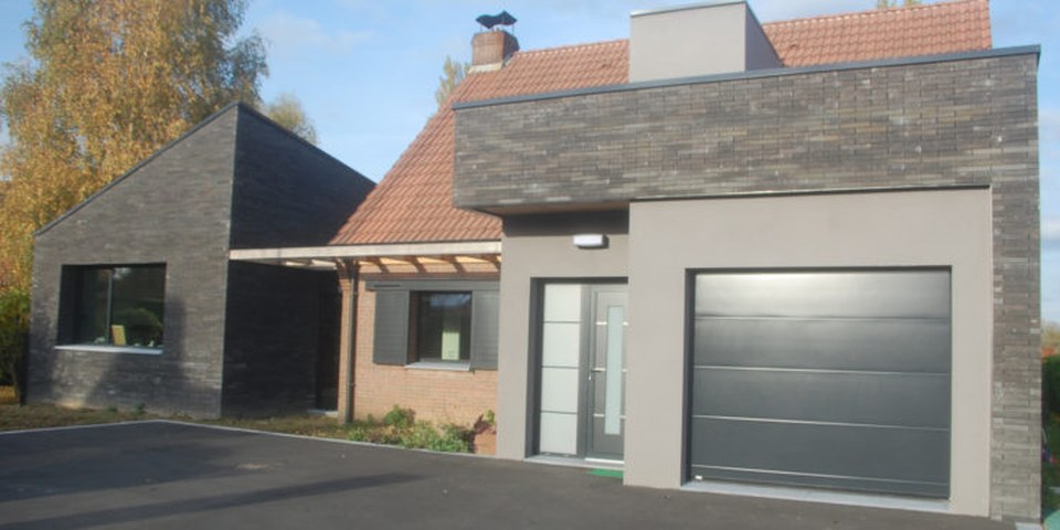 Extension bois et brique, Quesnoy-sur-Deûle