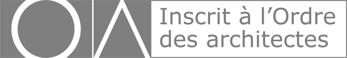 Inscrit à l'Ordre des architectes